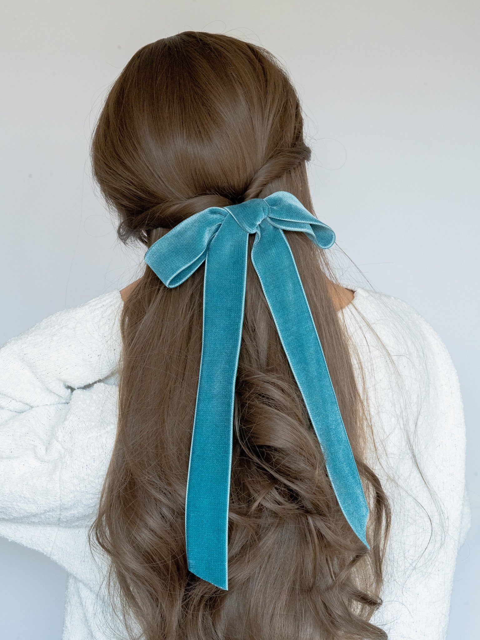 Oversized Velvet Emma Bow