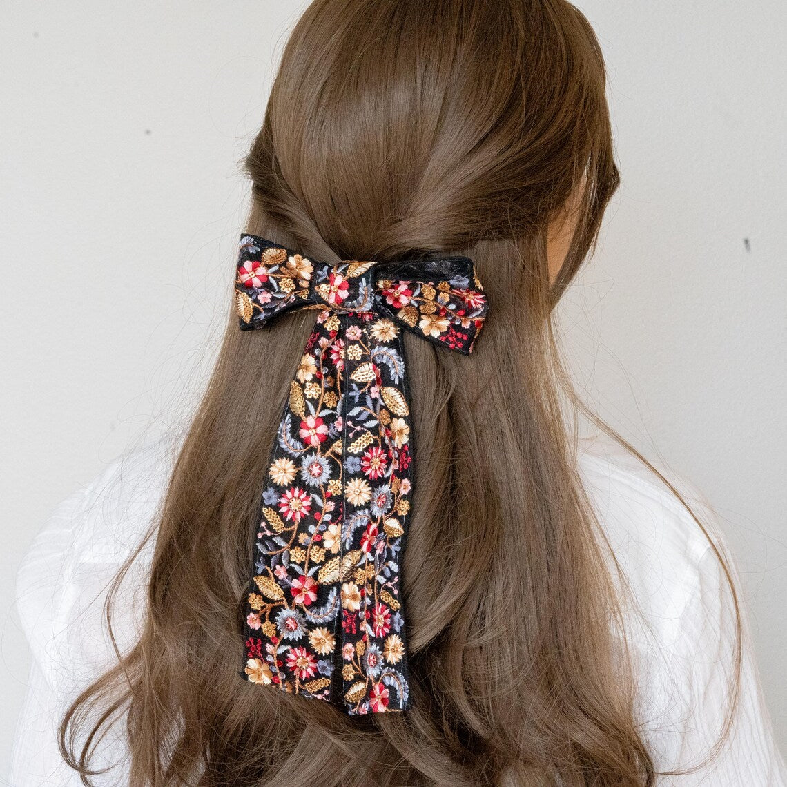 Grace Bow Embroidered