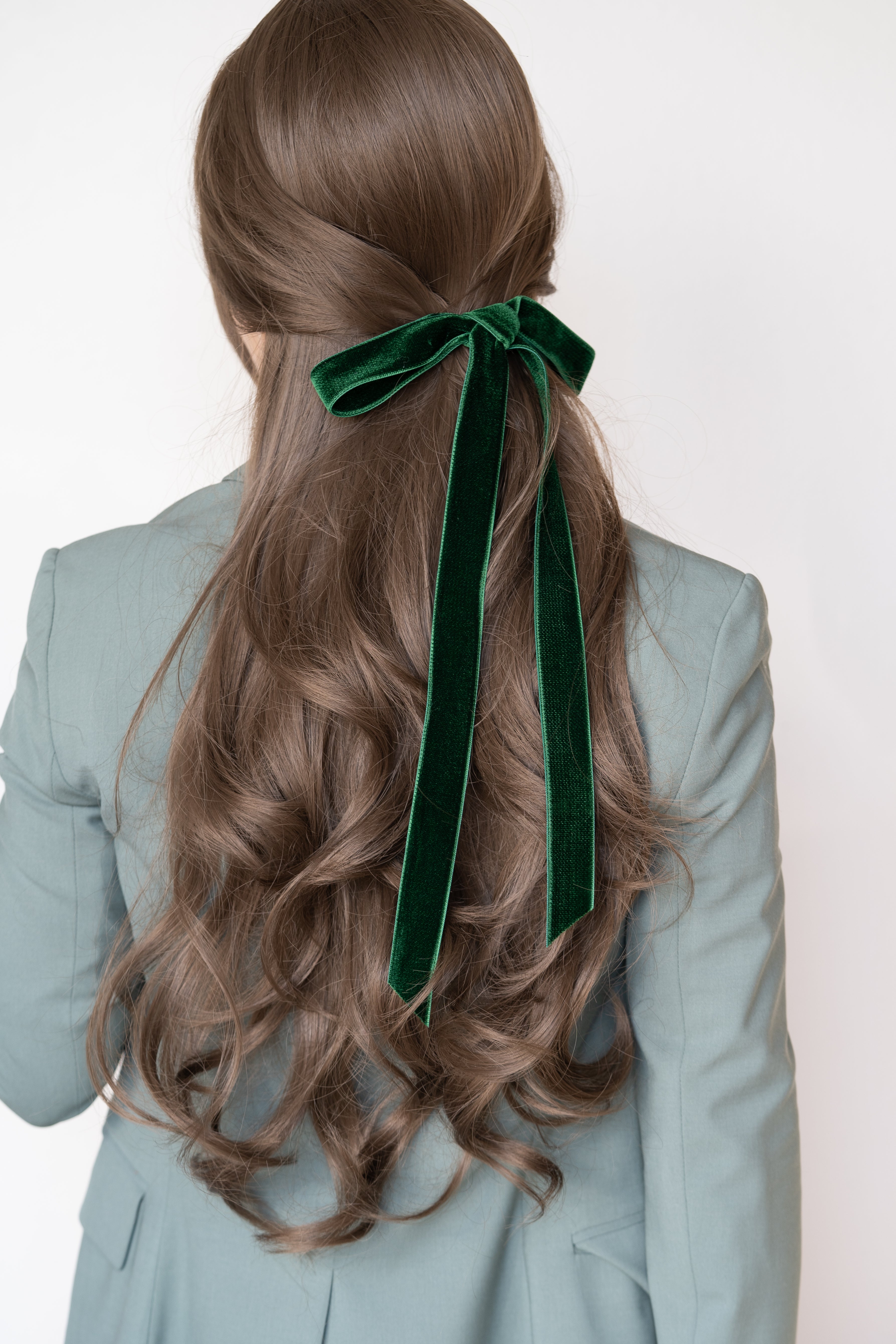 Slim Velvet Emma Bow