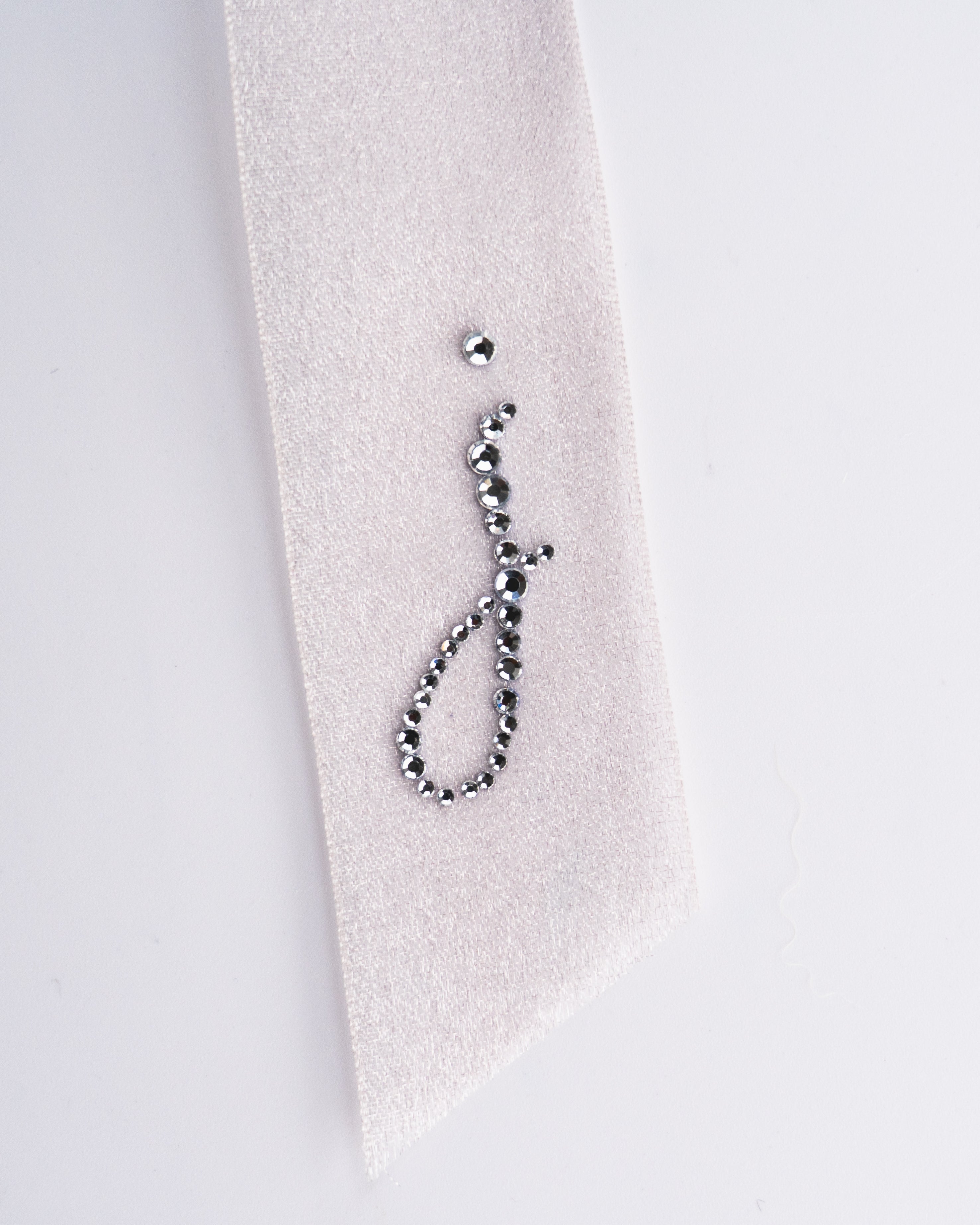Ava Bow Crystal Monogram