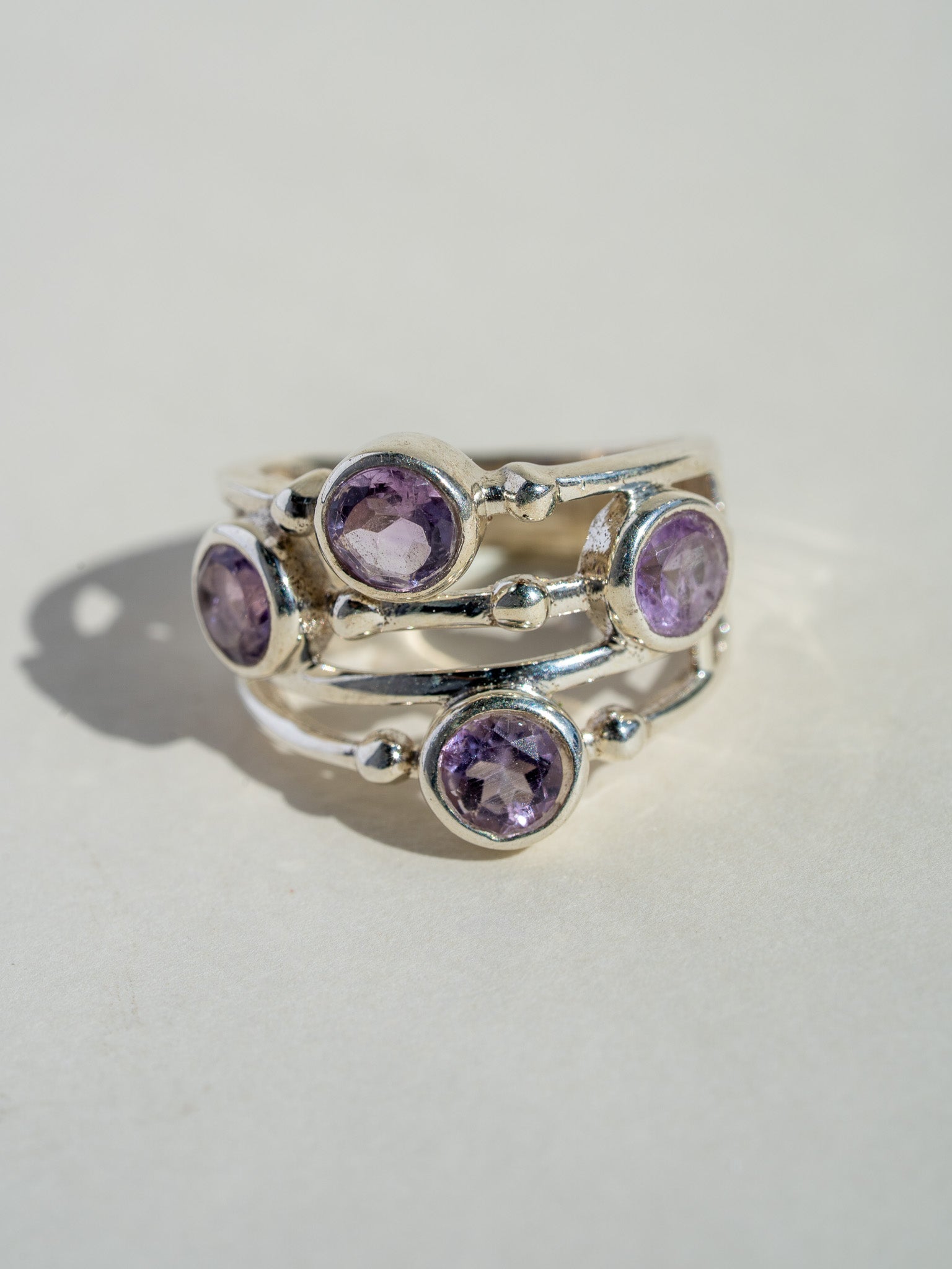 Orbit Rock Ring - Amethyst No.1