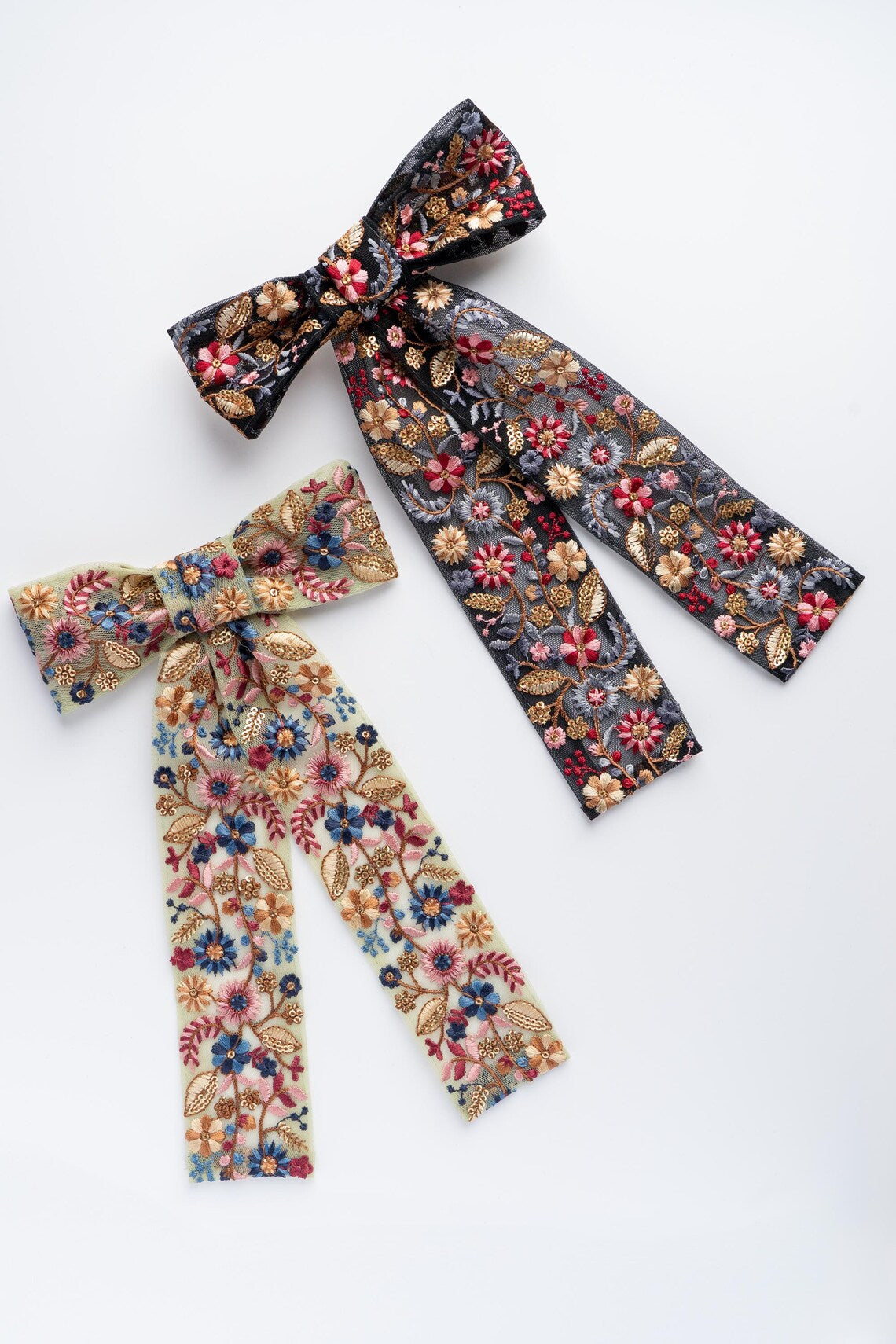 Grace Bow Embroidered